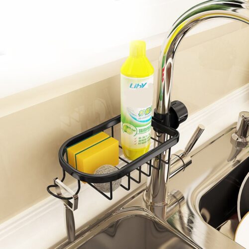 Sponge Drain Hanging Basket Sink Storage Rack