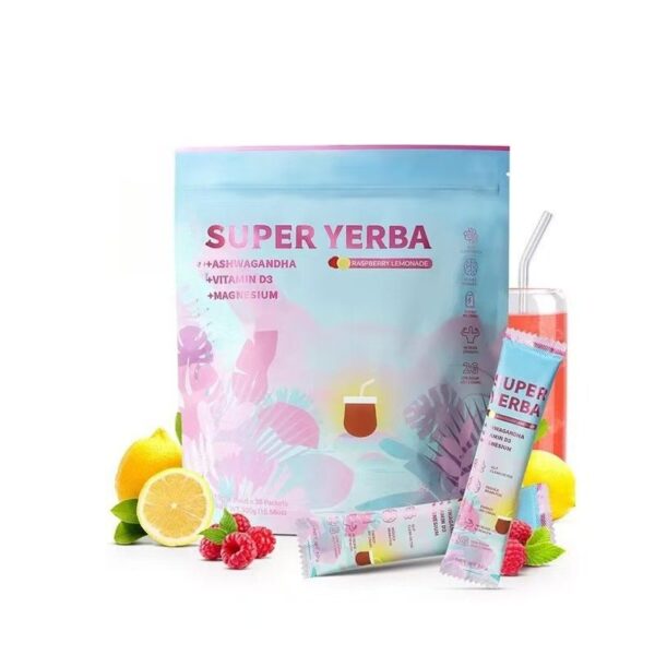Probiotic Instant Yerba Mate Electrolyte Powder