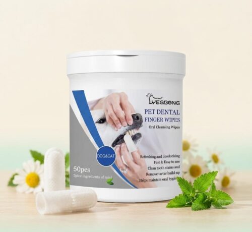 Pet Dental Finger Wipes