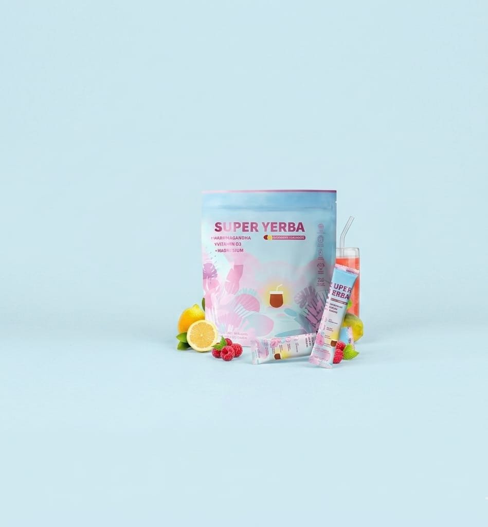 Probiotic Instant Yerba Mate Electrolyte Powder